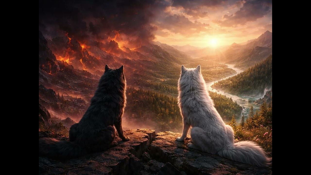os dois lobo
