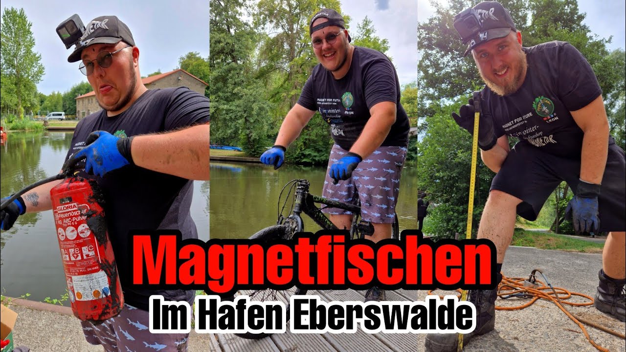 Was ist DAS 😶 ??! Etwa ein MOFA ?? | Magnetfischen im Kanu-Hafen Eberswalde | Magnet For Future