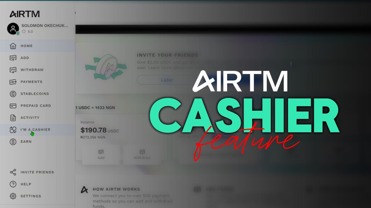 Что такое Airtm Cashier и как это работает