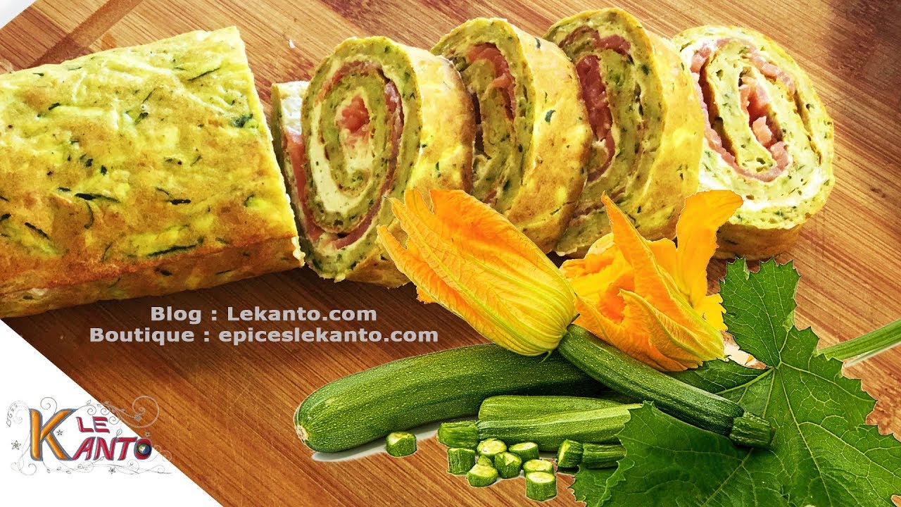 Roulé De Courgette | Roulade de Courgette au Saumon Fumé