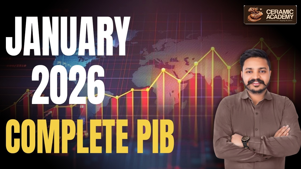 January 2026 Complete PIB | Current Affairs | Vikas Gupta Sir | Ceramic Academy