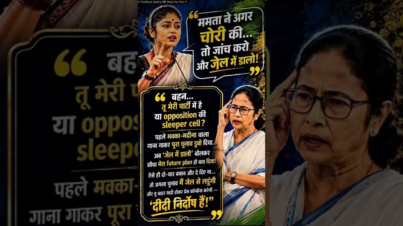 तब Mamata Banerjee का reaction देखकर 😂पूरा internet roast mode में चला गया! 🔥🤣 #funny