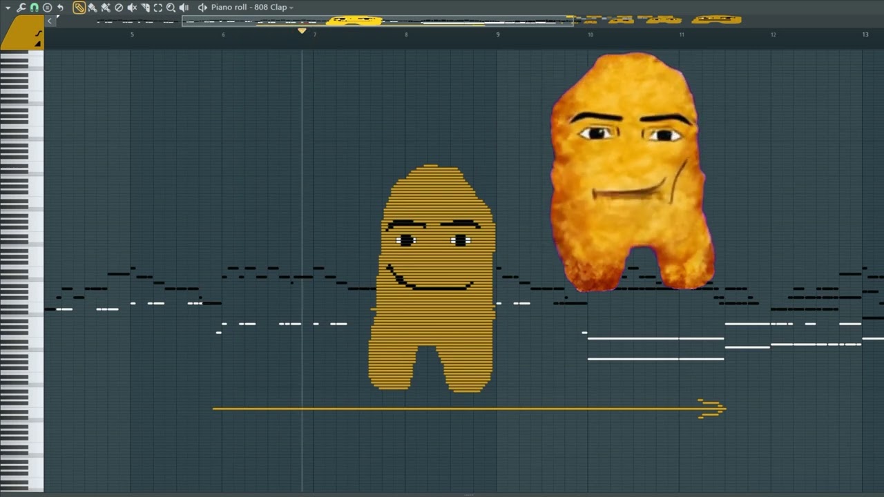 How does Gegagedigedagedago Sounds Like - MIDI Art