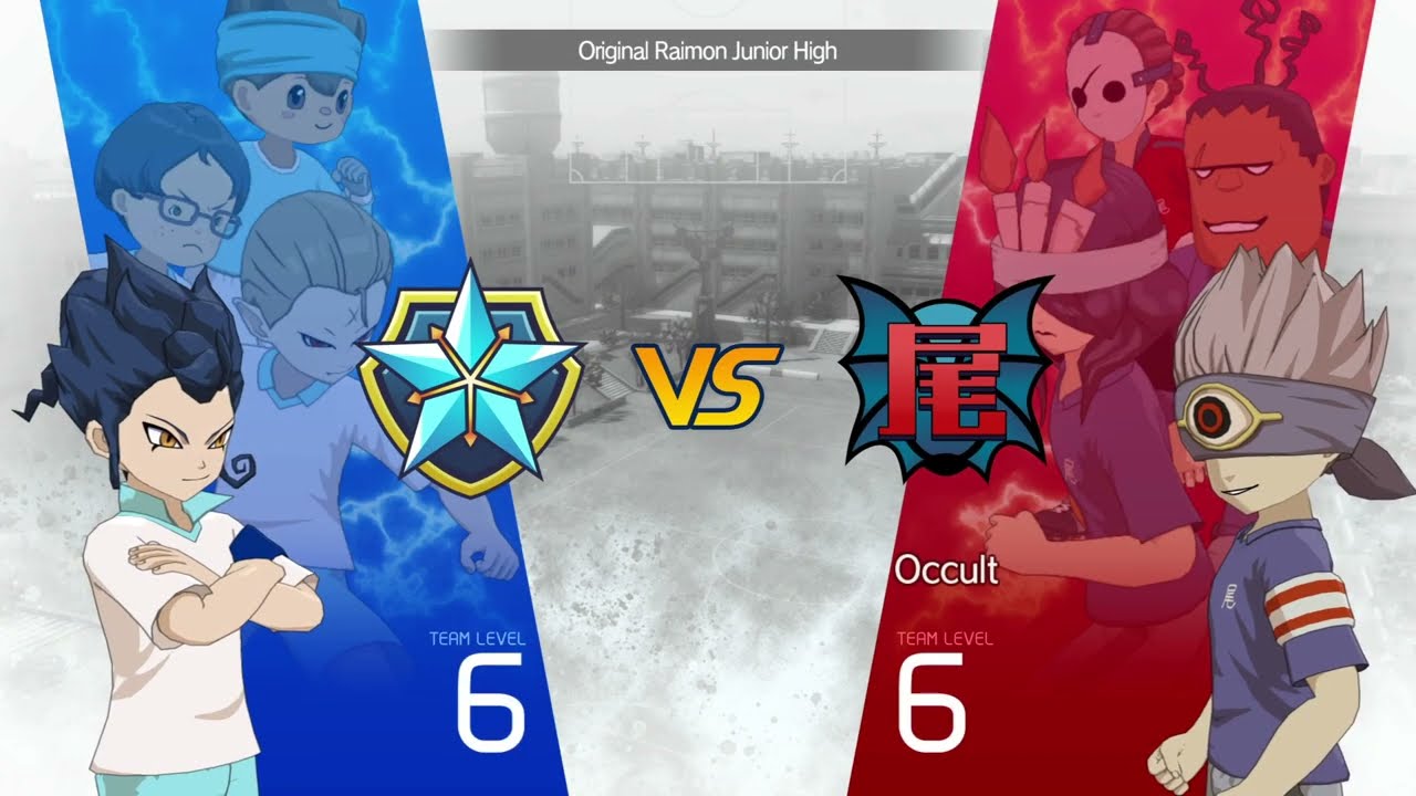 INAZUMA ELEVEN: Victory Road FC MultiPlay 2 vs Occult