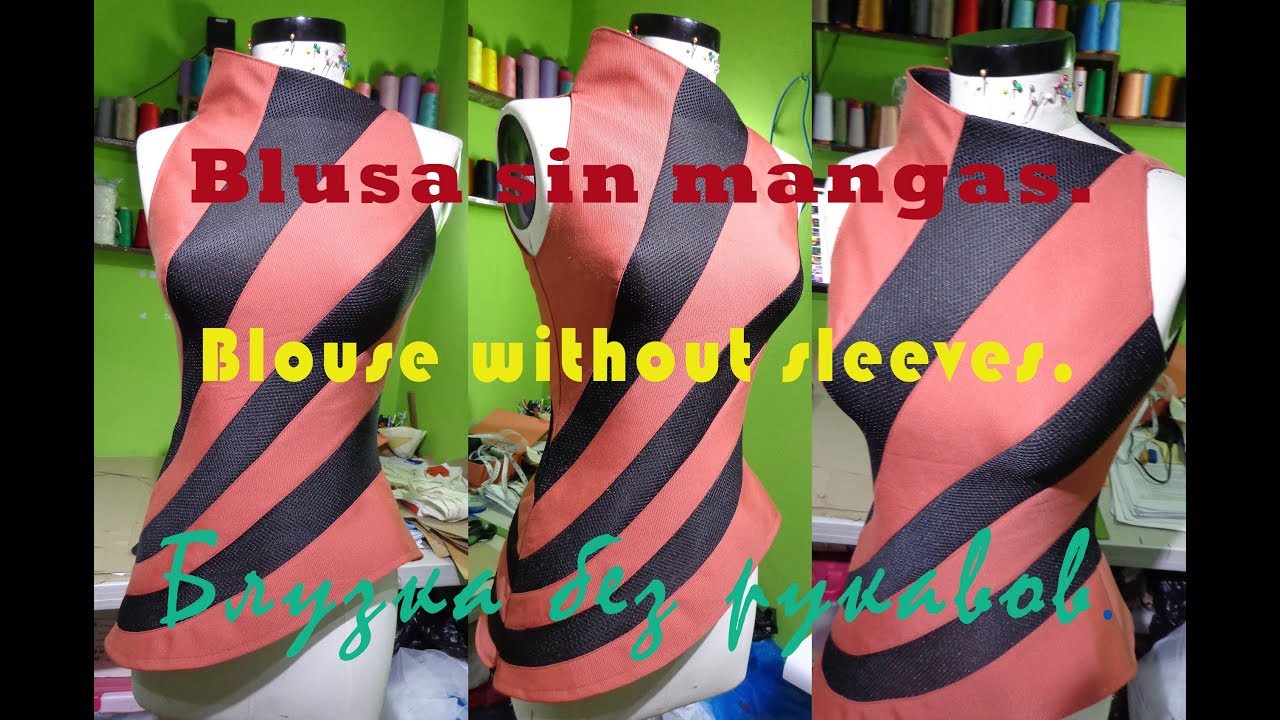 blusa sin mangas
