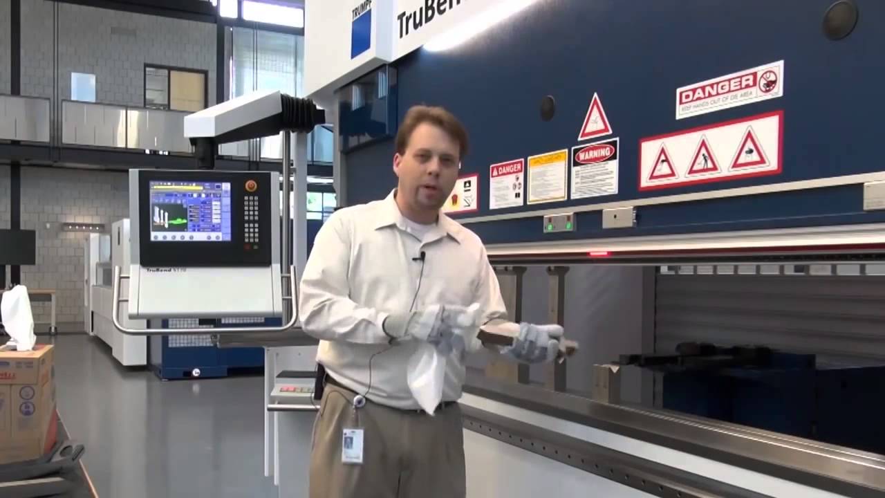 TRUMPF Press Brakes   Ask the Expert Tom Bailey TruBend Product Manager