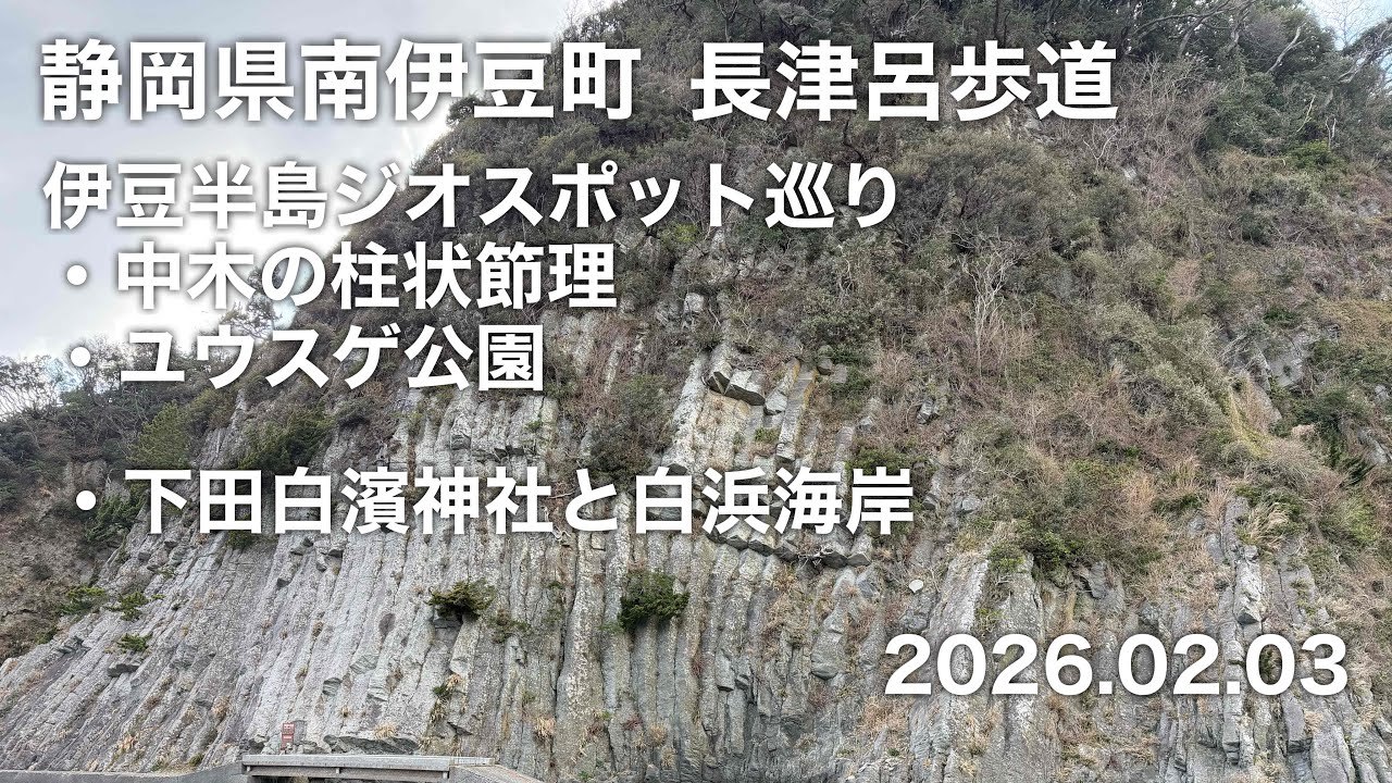 【ハイキング】 静岡県南伊豆町 長津呂歩道 2026.02.03
