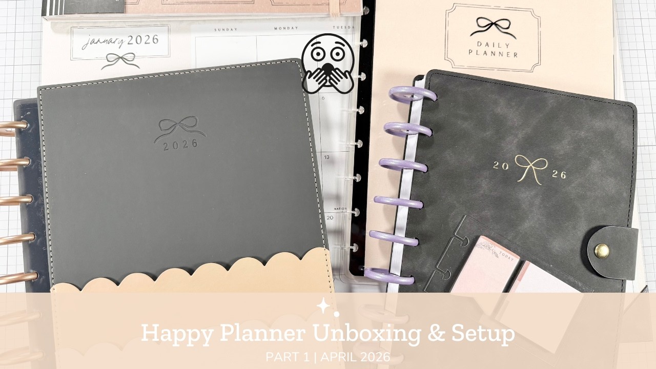 Распаковка и установка ежедневника Happy Planner Heritage Charm and Citrine | Часть 1. Новый мале...