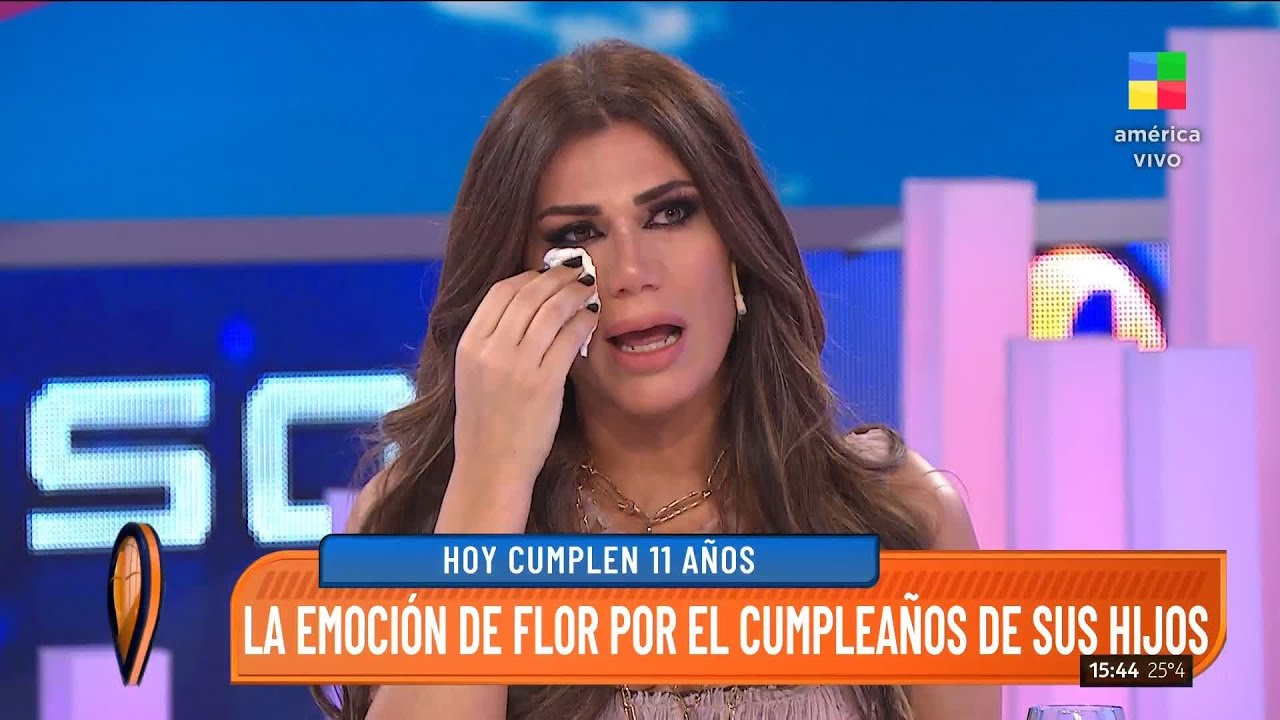 🙌 La emoción de Flor por el cumpleaños sus hijos: 