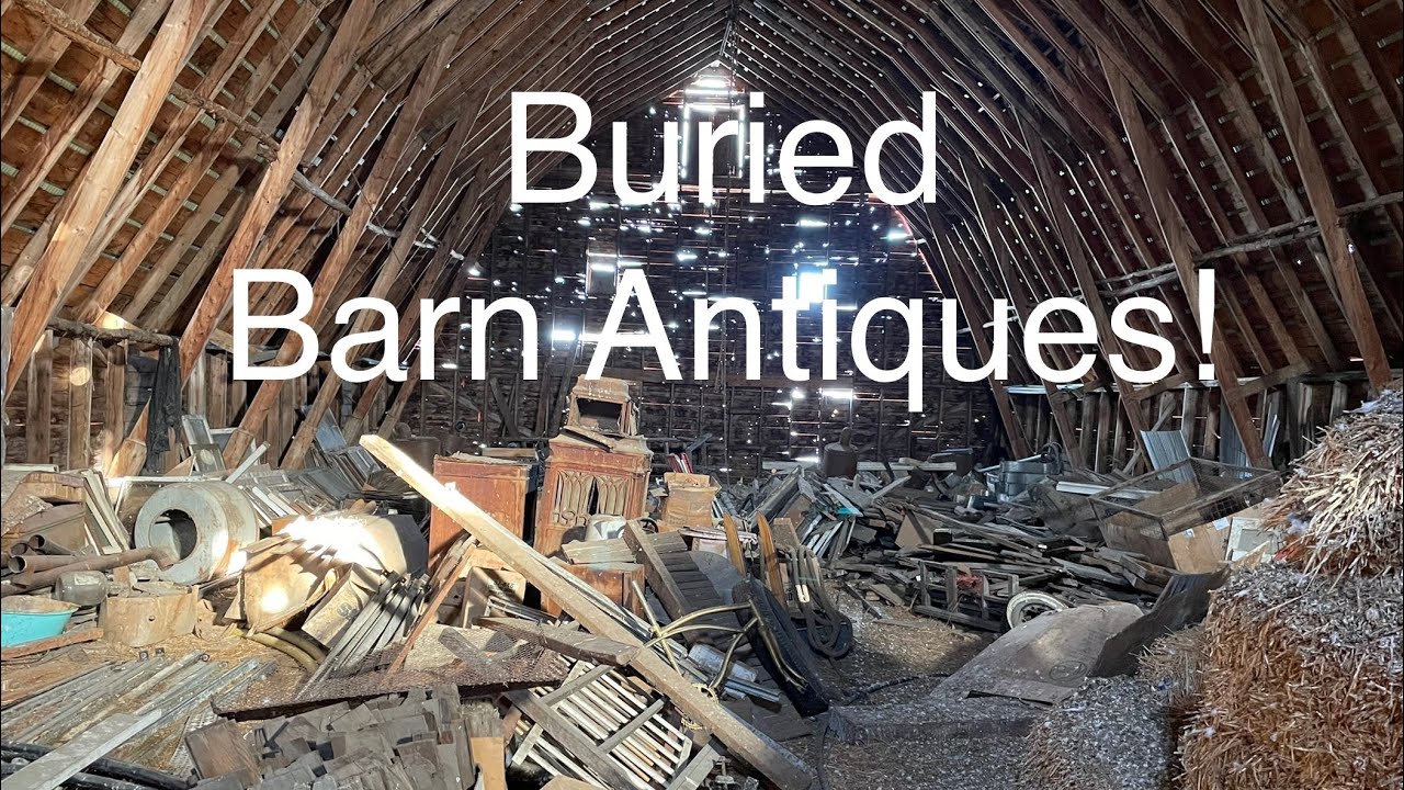 What did I find in this barn??? today's treasure hunt!