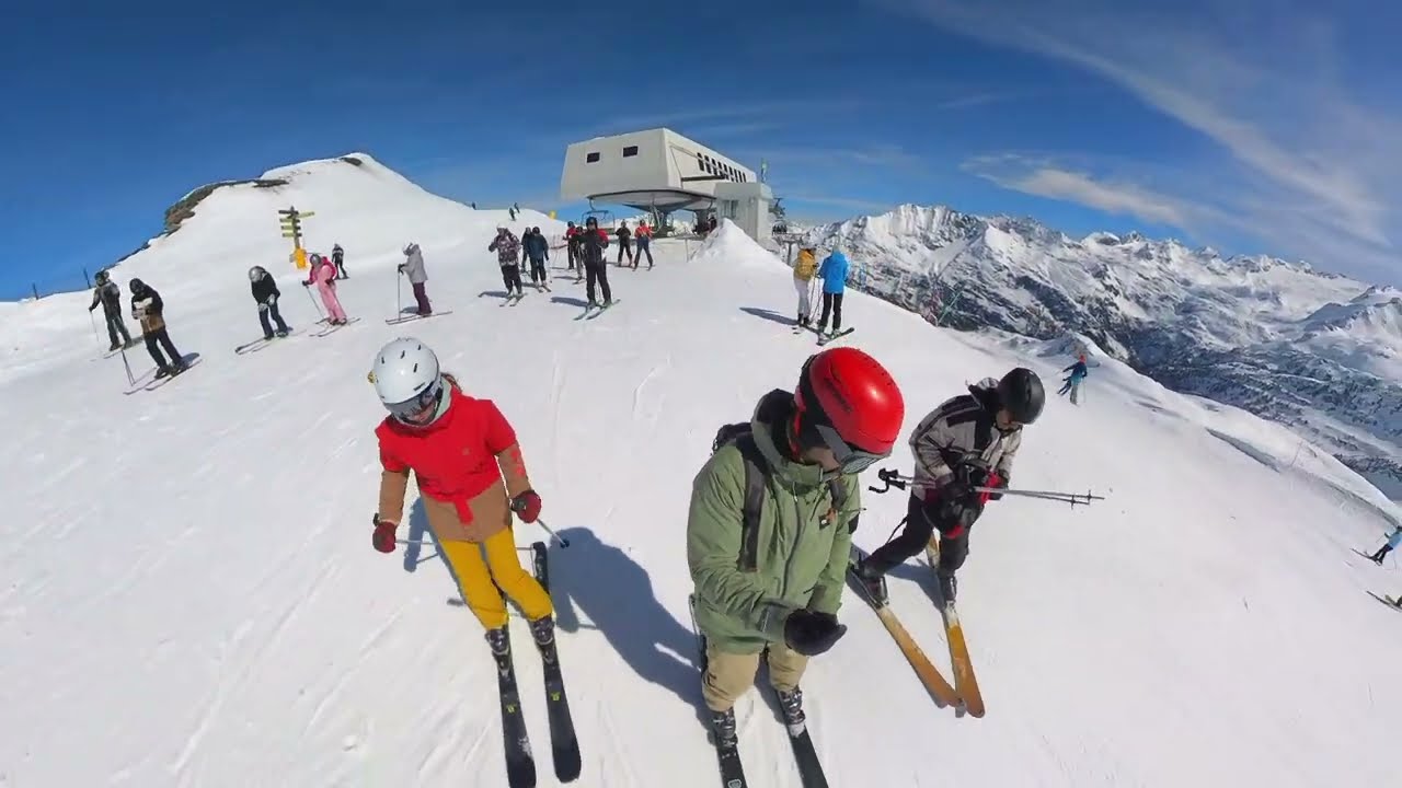 Skiing in La Thuile 2024 March (insta360 x3)