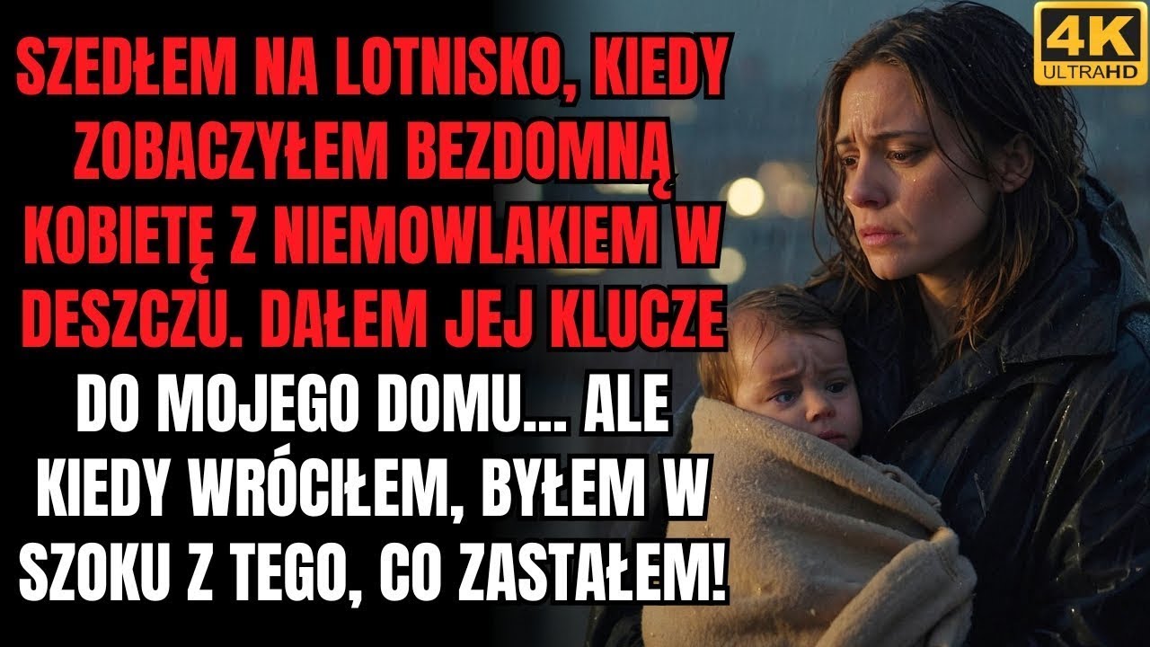 „Dałem klucze do mojego domu kobiecie‑żebraczce z dzieckiem, a kiedy wróciłem   ”