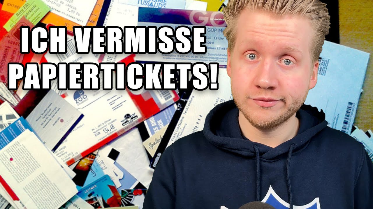 Papiertickets: Warum ich Hardtickets vermisse & Print-Tickets nicht mag!
