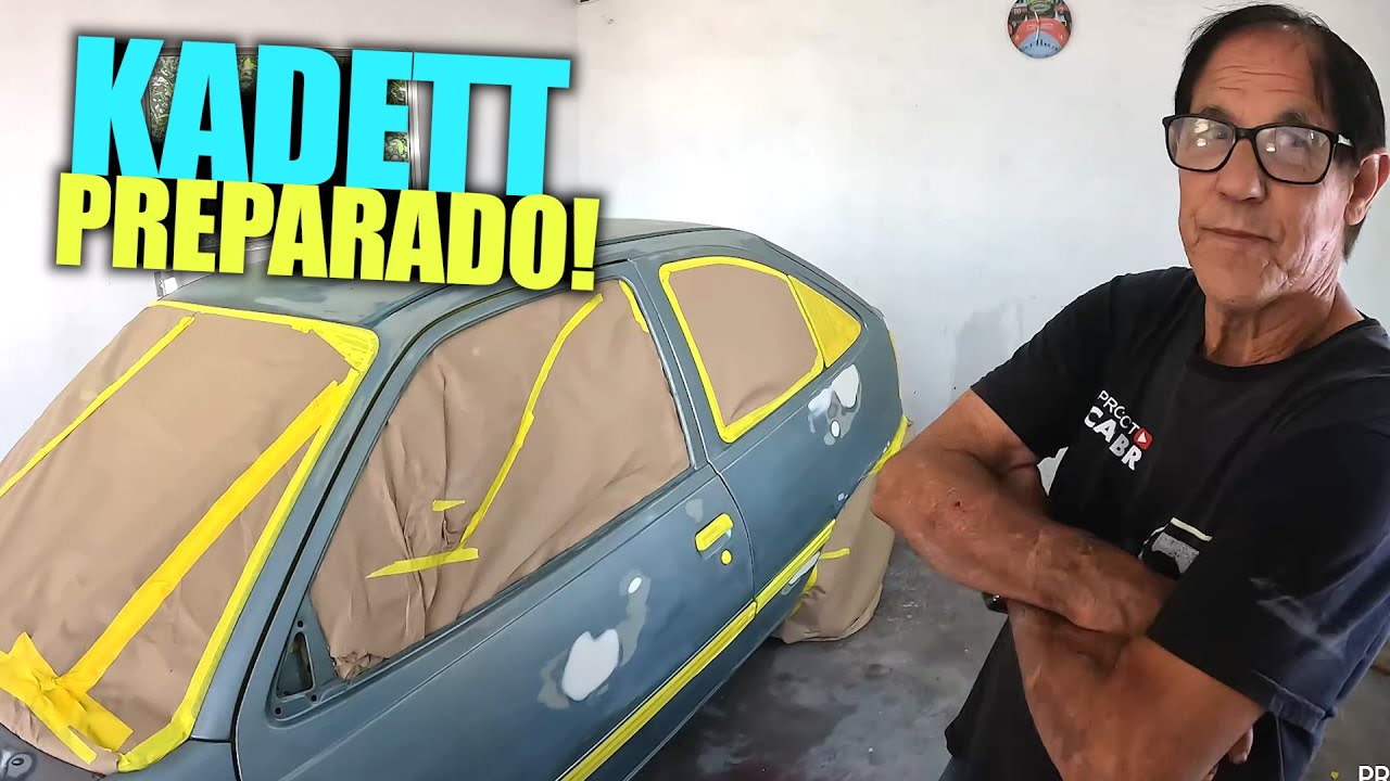 PREPARAÇÃO DO KADETT PARA A PINTURA!
