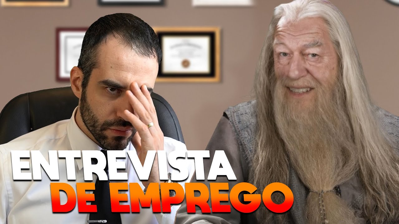 ENTREVISTA de EMPREGO com DUMBLEDORE da FRANQUIA HARRY POTTER