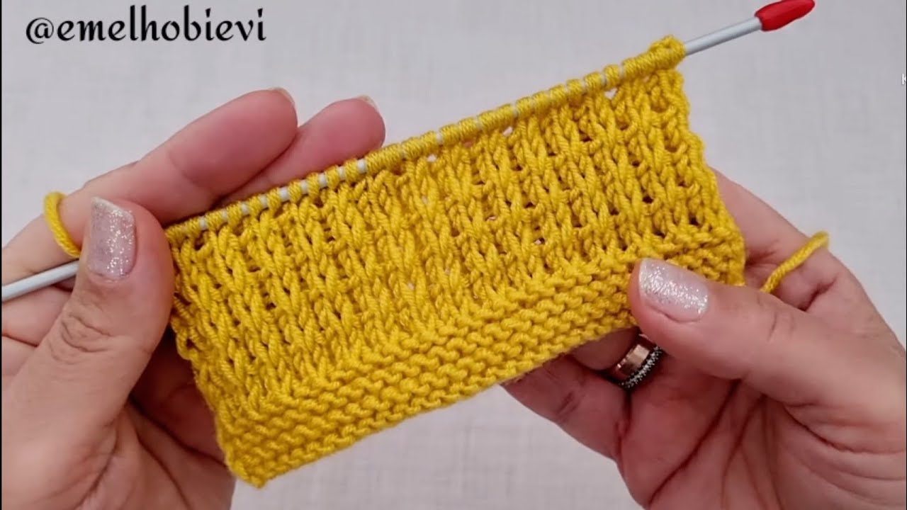 Çok Kolay Spor Örgü Yelek Modeli 🍁🍀 knitting crochet lif patik battaniye pattern design stitch