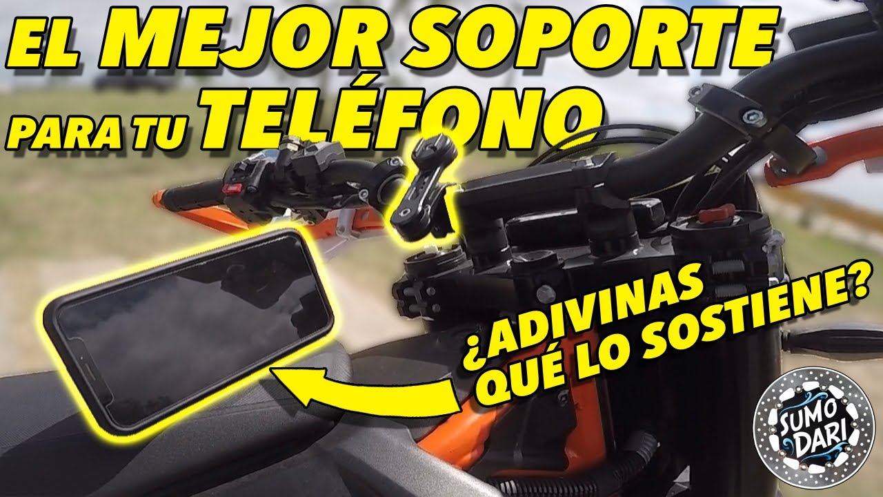 El mejor Soporte de teléfono para moto, porta celular SP Connect de manubrio | KTM 690 SMC R