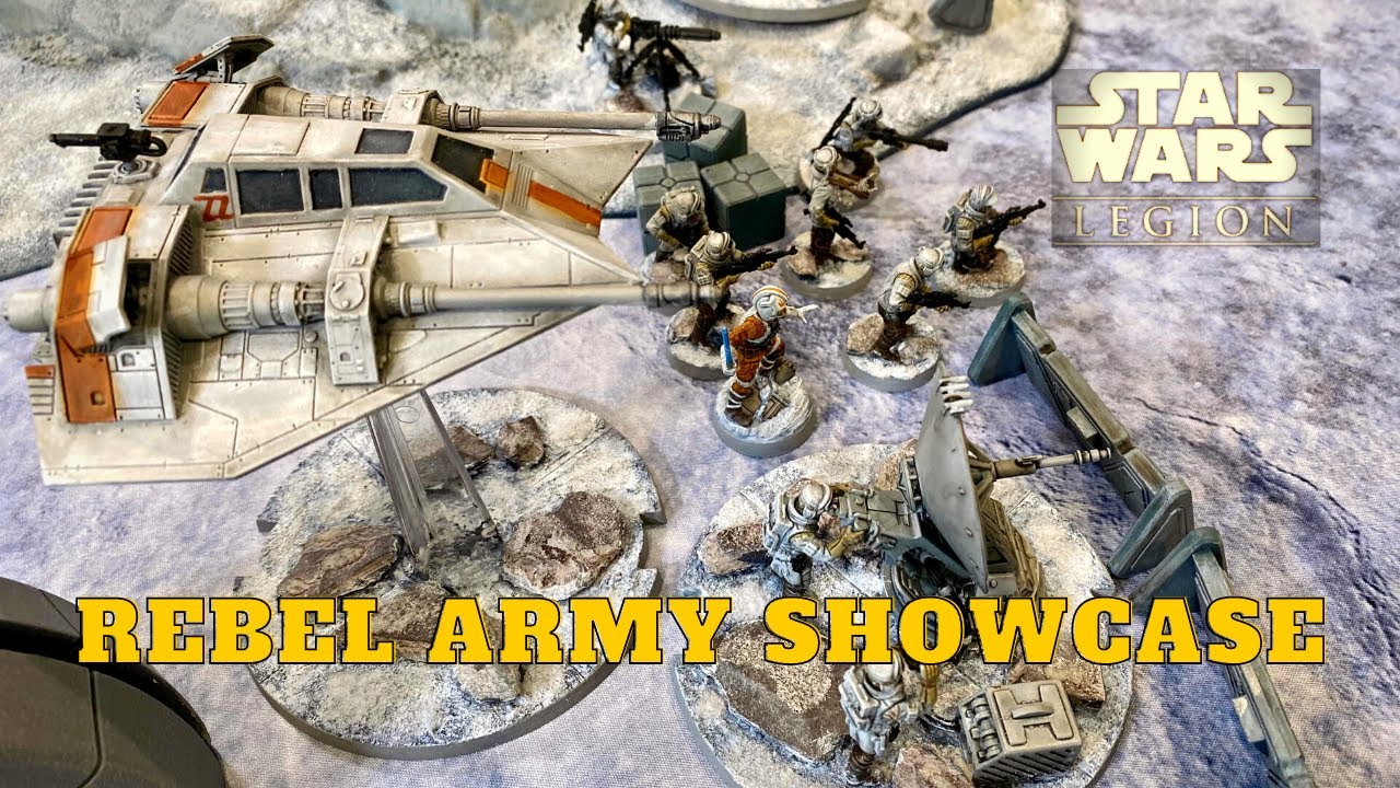 Star Wars Legion: Hoth Rebel Army Showcase