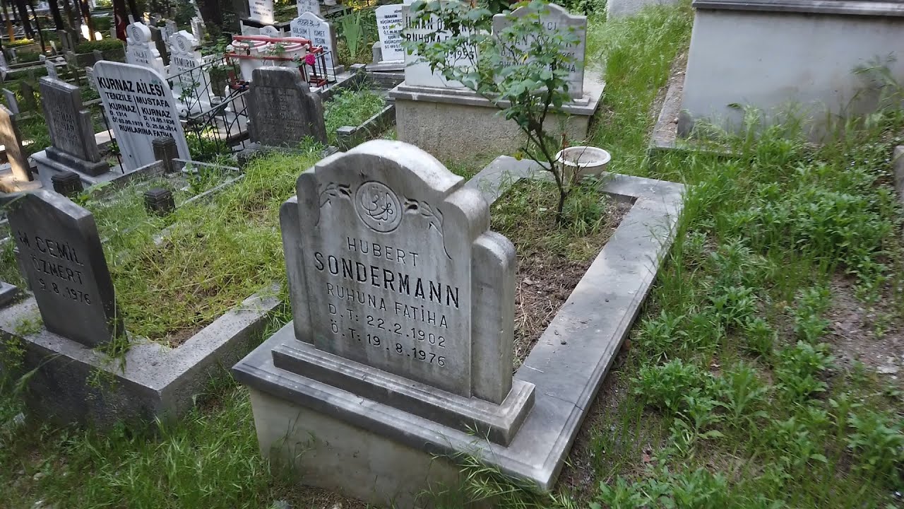Hubert Sondermann'ın Kabri, Emir Sultan Mezarlığı (Grave of Hubert Sondermann), Bursa