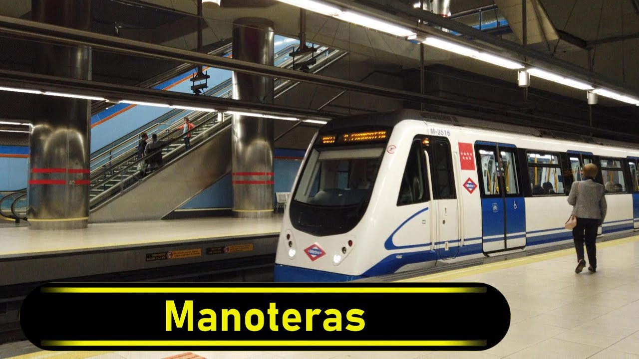 Metro Station Manoteras - Madrid 🇪🇸 - Walkthrough 🚶