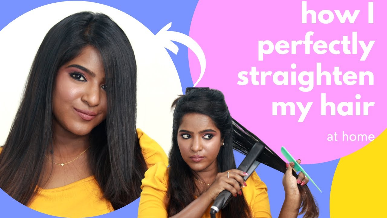 GIVEAWAY*CLOSED*-How To Do Longlasting Straightening At Home with Salon Like Finish-Tamil