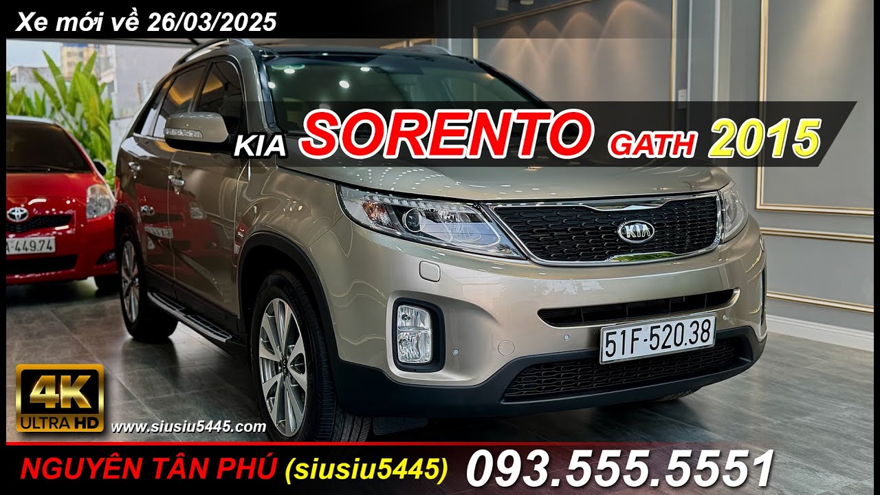 Vừa đẹp, vừa tiện nghi, lại quá mới I KIA SORENTO GATH 2015 I Chất xe rất hiếm trong thị trường.