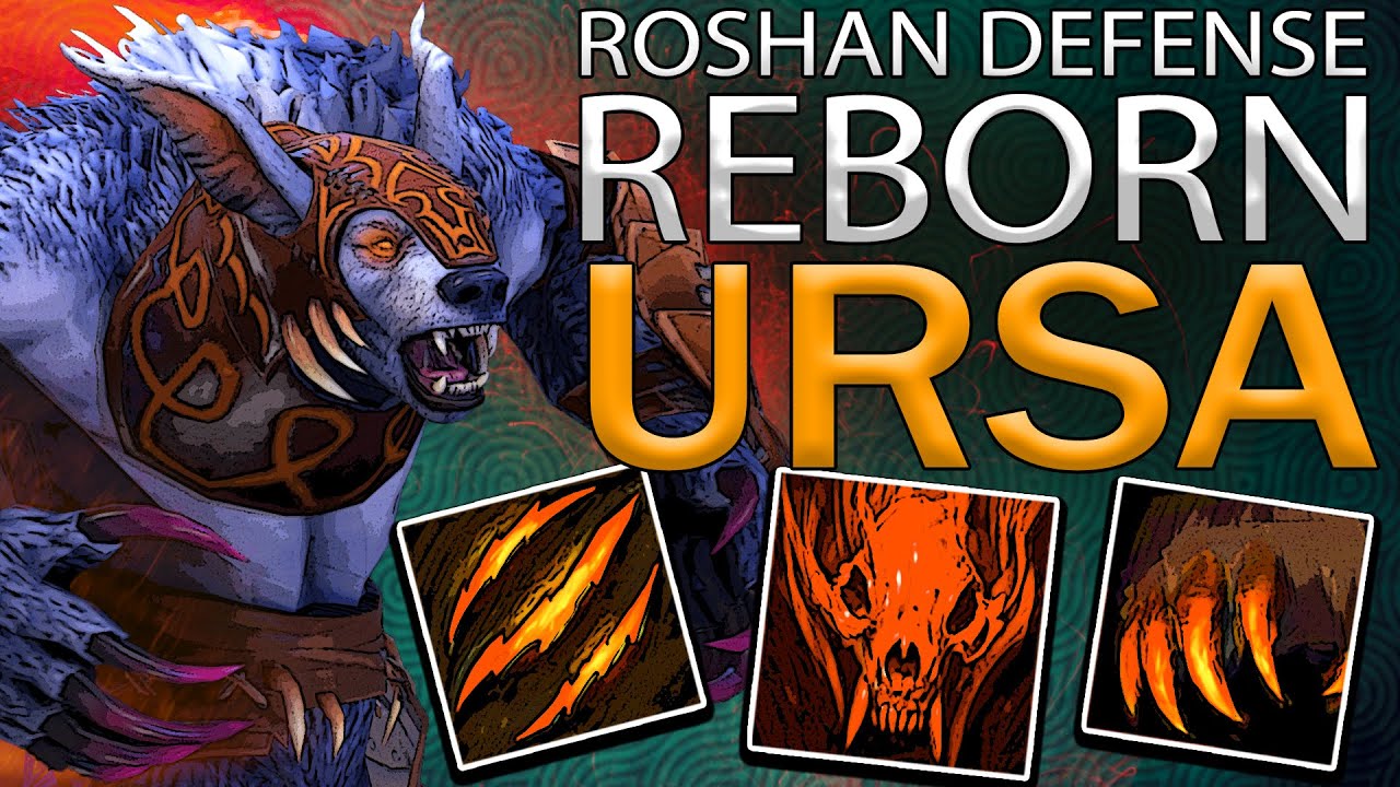 ROSHAN DEFENSE REBORN l URSA l НАТУРАЛЬНЫЙ БАЛДЁЖ