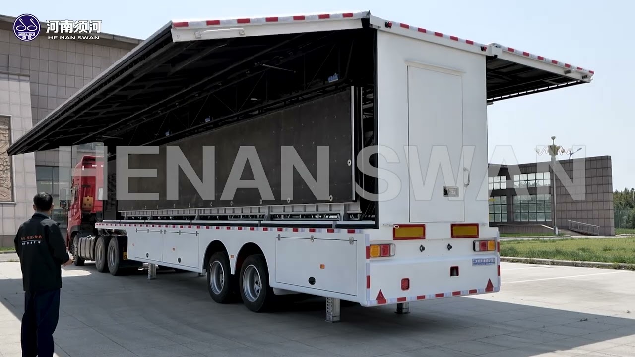 40ft Mobile Stage Trailer, evangelism-gospel-truck, crusade truck, event truck