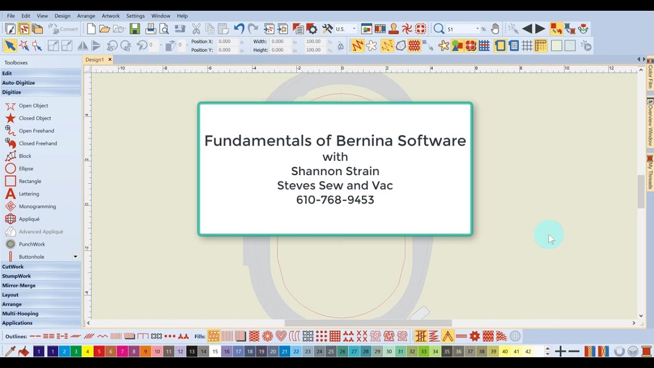 Bernina Designer Plus Fundamentals V8 and V9