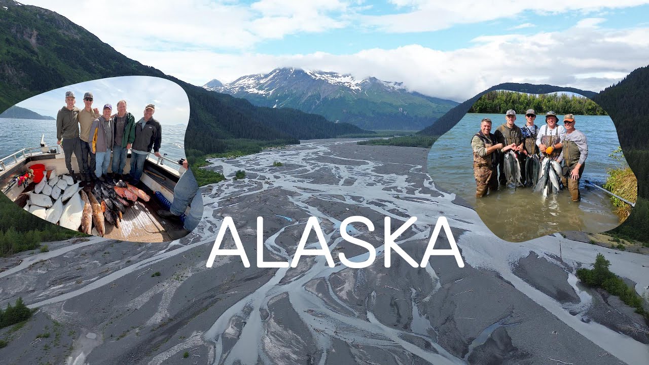 A Week In Alaska - Fishing for Salmon, Halibut, Lingcod, Rockfish, & Hiking Glaciers!