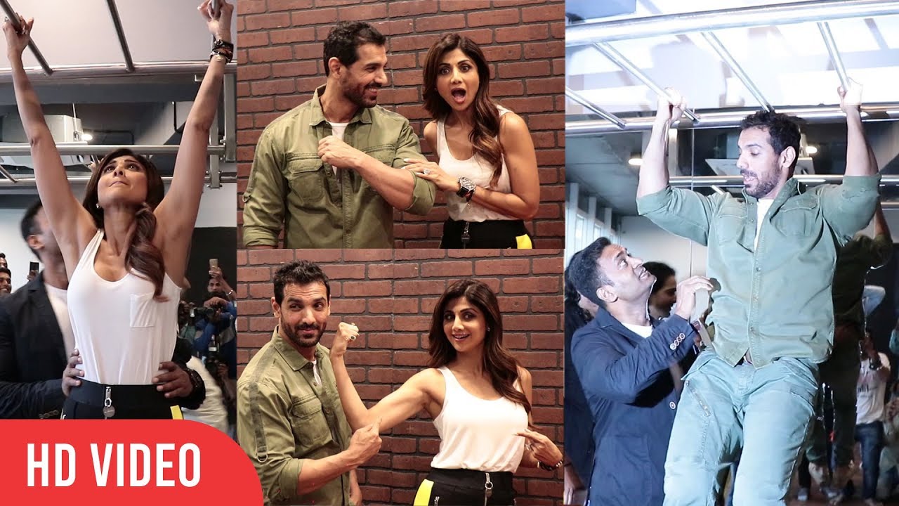 Live Fitness Workout at VC Fitness | John Abraham, Shilpa Shetty, Harshvardhan Rane | Vinod Channa