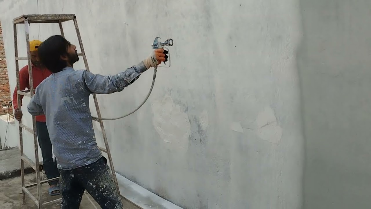 SPRAY LIKE A PRO With Airless Paint Airless spray paint| asian paint apex sine grey paint?