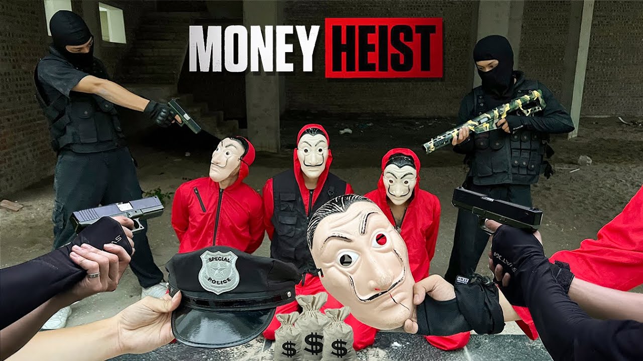 MONEY HEIST vs POLICE (BELLA CIAO REMIX) 21 || Epic Parkour POV Chase