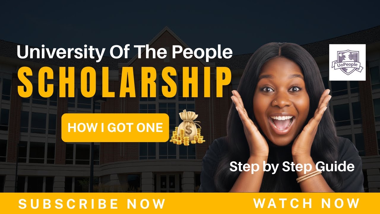 How I Got a University of the People Scholarship | Step-by-Step Guide (UoPeople 2025)