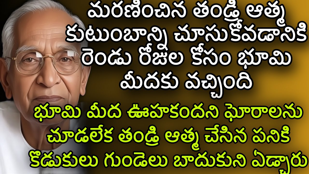 మరణించిన తండ్రి ఆత్మ  తన కుటుంబాన్ని చూసుకోవడానికి రెండు రోజుల కోసంభూమి మీదకు వచ్చింది |కానీ ఊహకందని