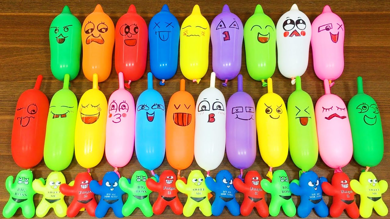Making FLUFFY with FUNNY BALLOONS!!!Satisfying Slime Video #285
