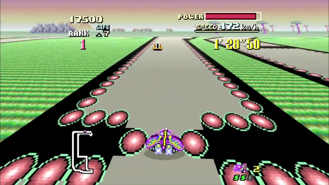 F-Zero Custom Tracks: Fusion Zero - Galactic Nostalgica / Hack in HD 16:9 / SNES / bsnes