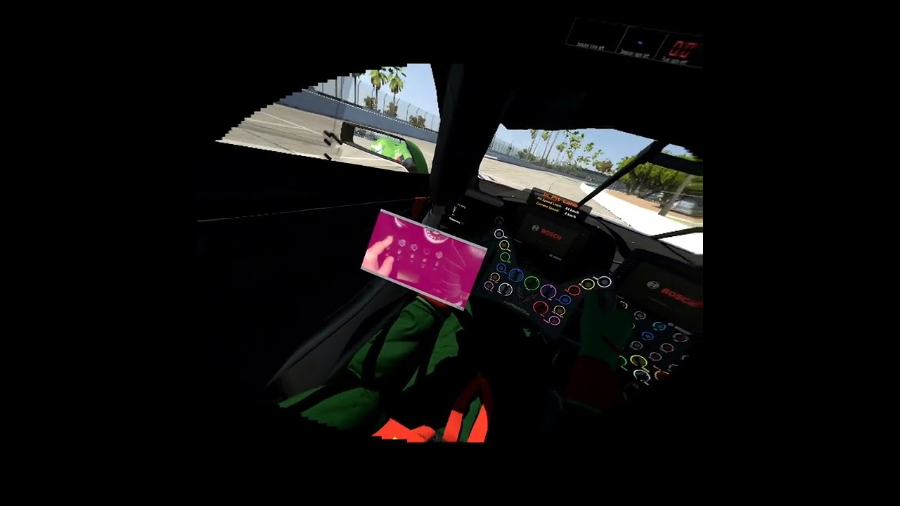 iRacing - VDXR - OpenKneeboard - Passthrough demo