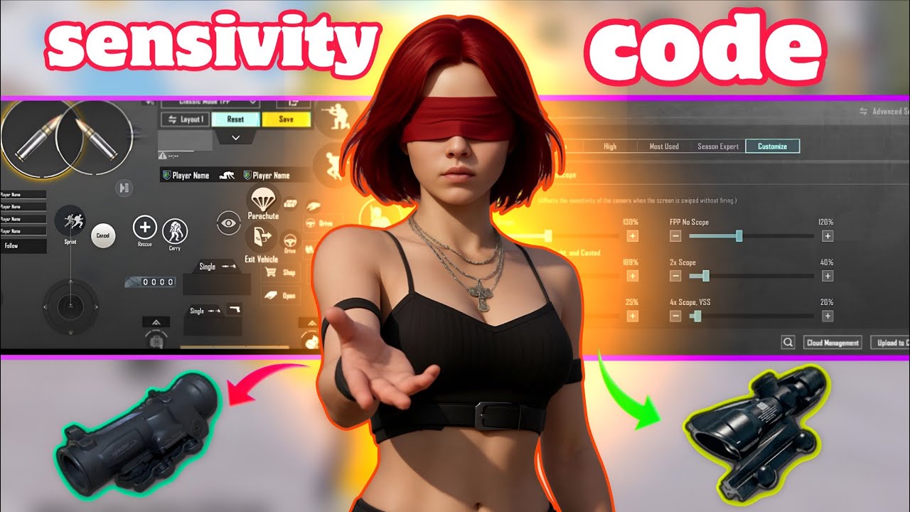 PUBG 4.2 Best Sensitivity Code 2026🔥