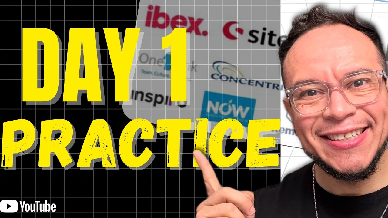 🔴 EN VIVO: Practica tu Entrevista en Inglés (Las Preguntas que hacen en un Call Center) | Dia 1