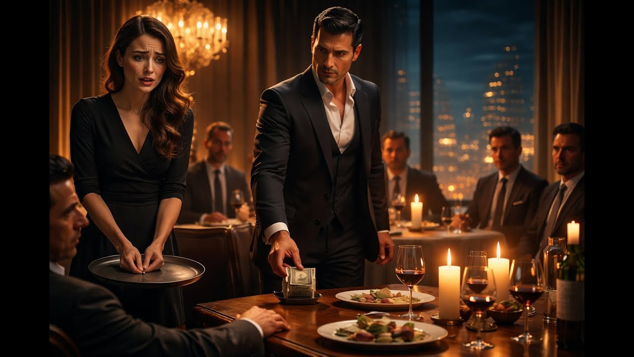 The waitress was humiliated at a fancy restaurant: the mafia boss stood up and said, “Lesson’s on me