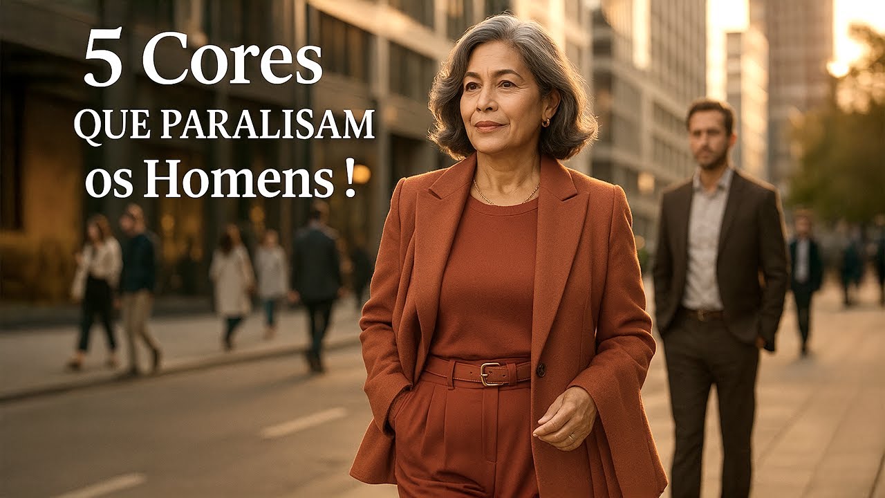 🤩 5 cores que fazem homens notarem mulheres baixinhas 50+ INSTANTANEAMENTE | Psicologia real!