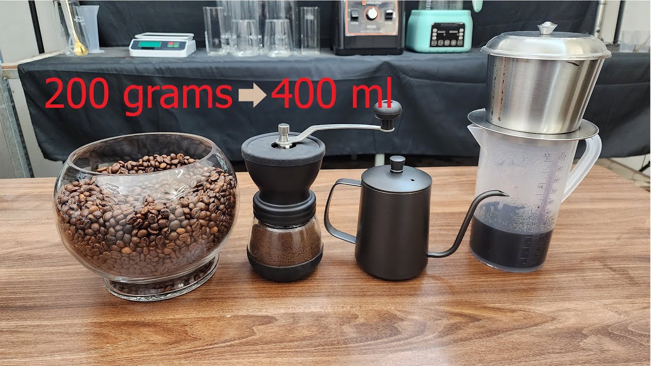 Here's how I brew coffee for 10 people using the traditional method