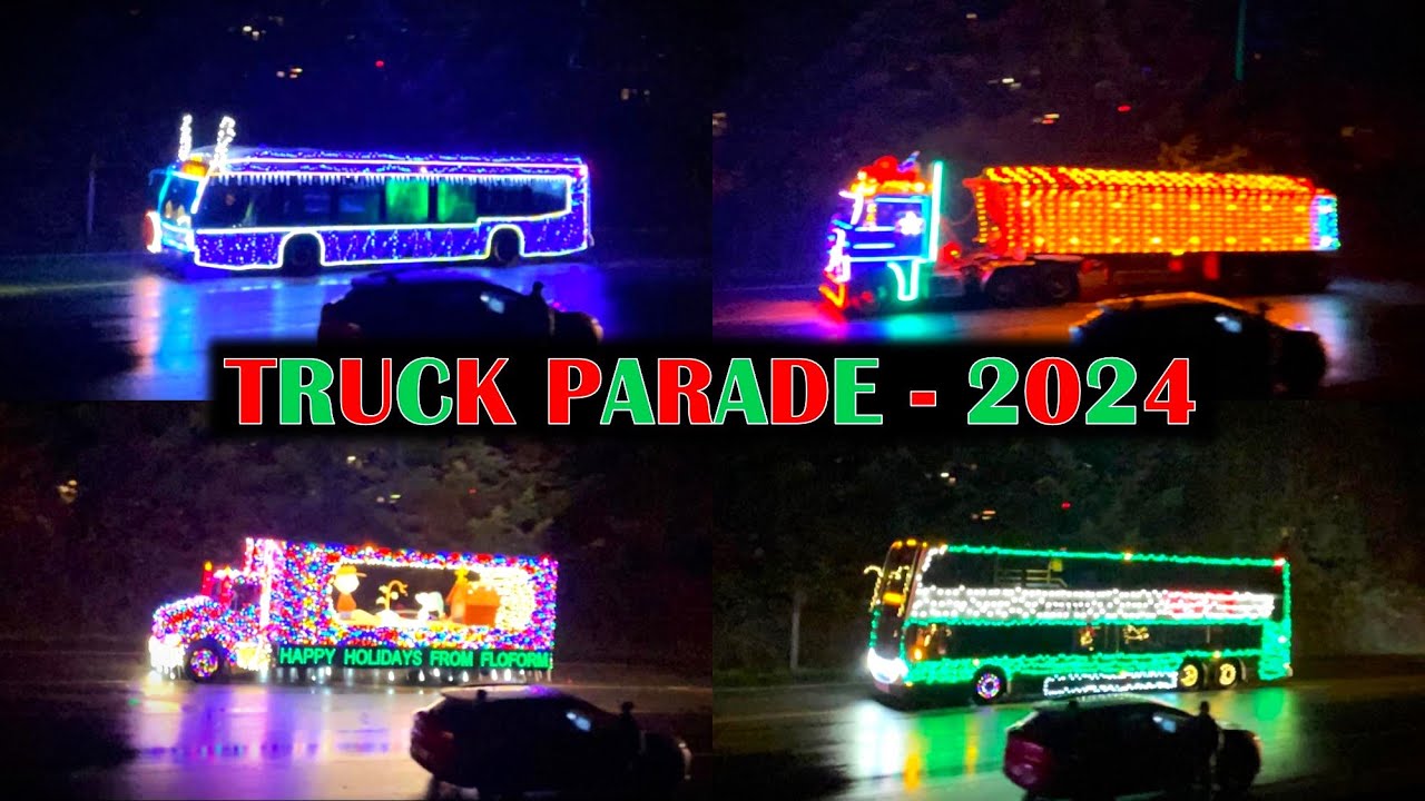 Awesome Christmas TRUCK PARADE in Victoria, BC -- 2024