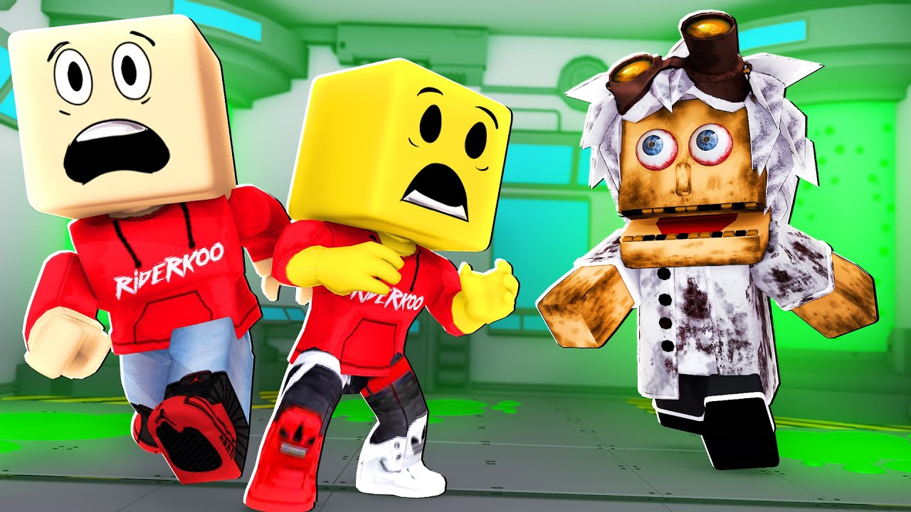 ŠÍLENÝ VĚDEC NÁS ZMĚNIL DO ČTVERCOVÉ PODOBY!? 🟥🟨 - Roblox Escape Dr Grim's Lab