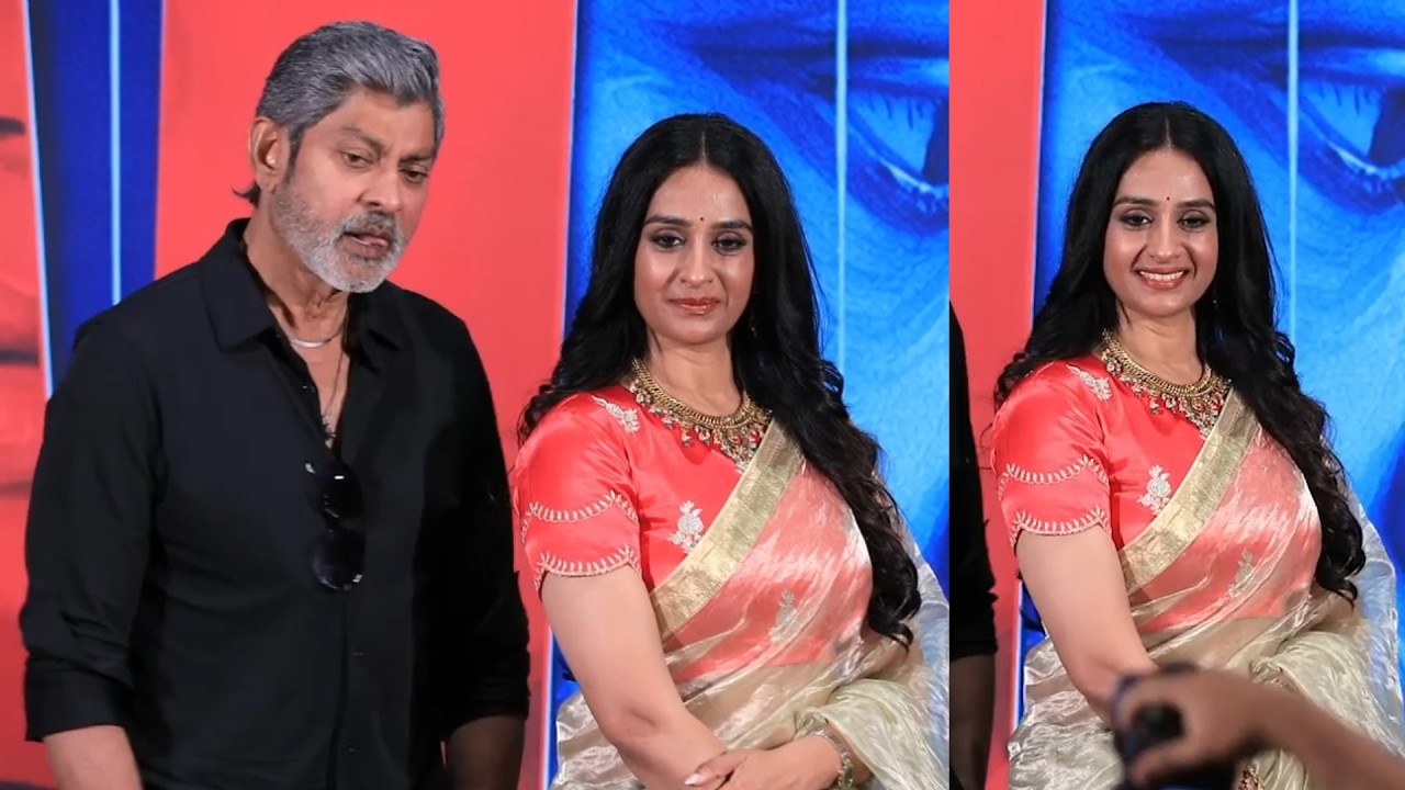 Jagapathi Babu & Laya Visuals @ Vadhala Movie Glimpse Launch Event | Filmylooks