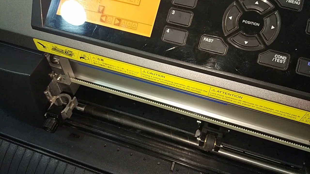 menu panel graphtec CE6000 atau 6000 plus