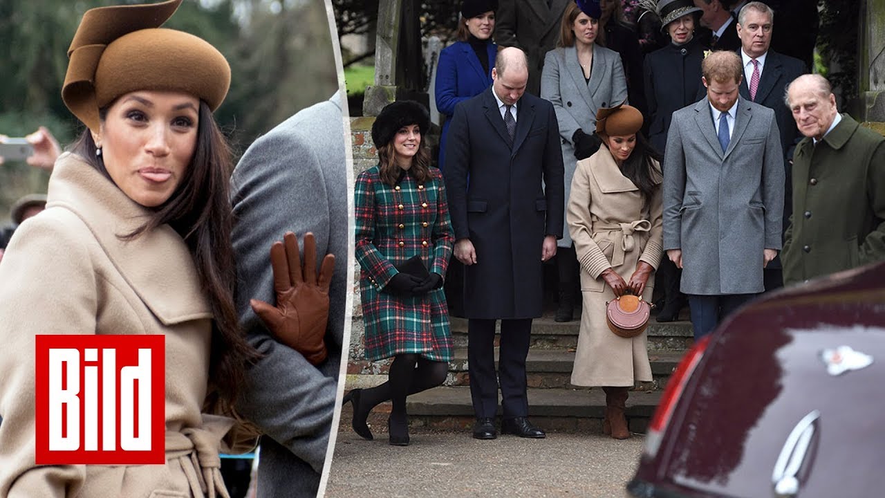 Meghan Markle bei der Queen - Der Knicks wackelt & was macht ihre Zunge da?