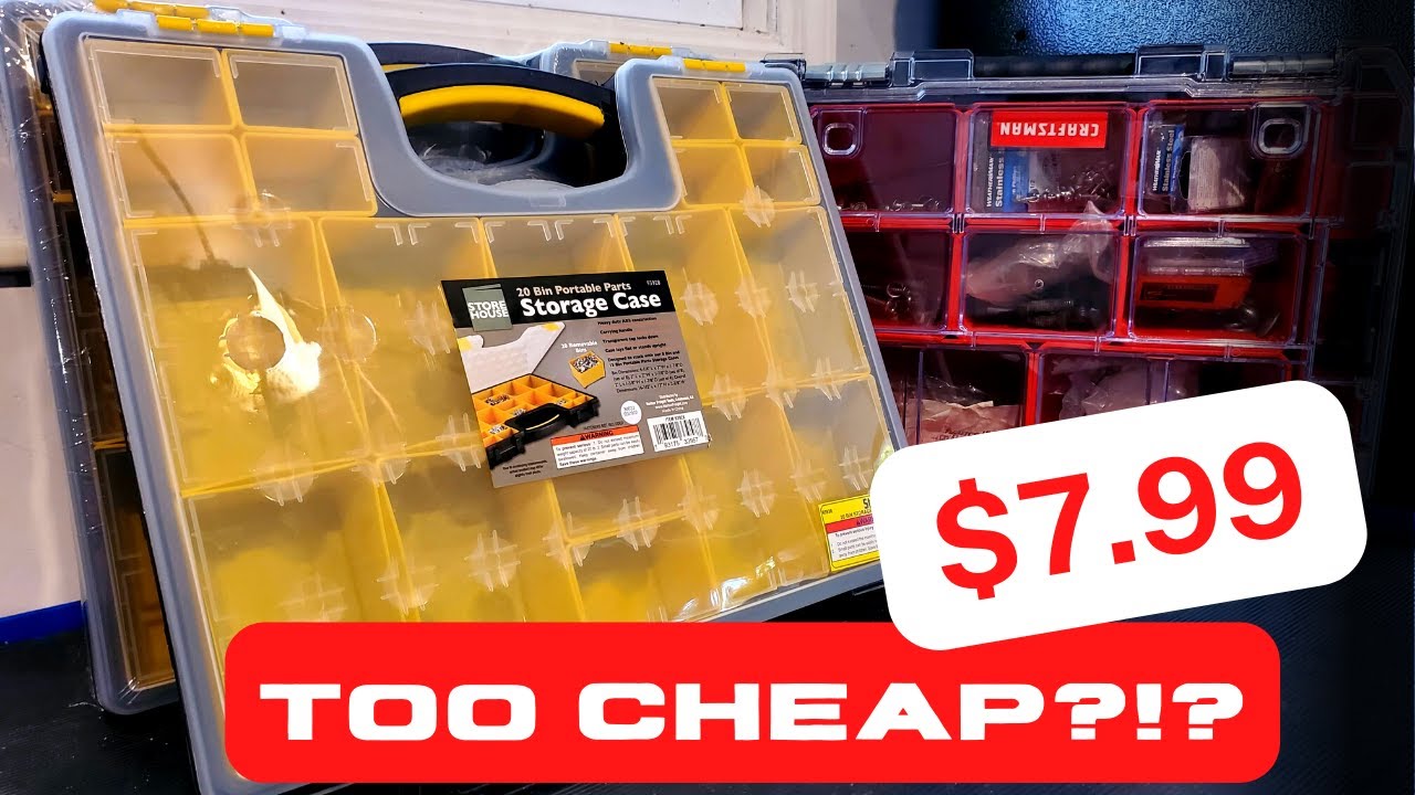 Harbor Freight Storehouse Small Parts Organizer for $7.99 - DEAL OR TRASH?