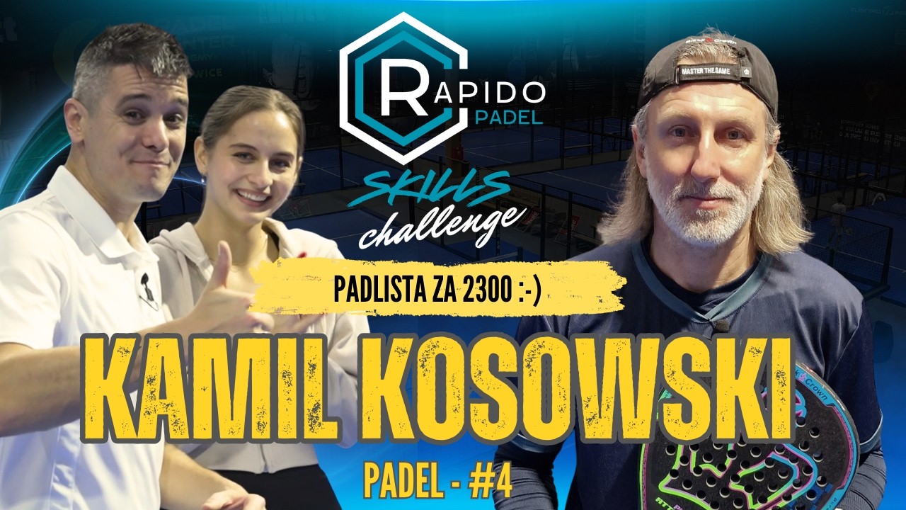 Z boiska na KORT! ⚽ Piłkarska legenda w akcji | KAMIL KOSOWSKI w Rapido Padel Skills Challenge #4